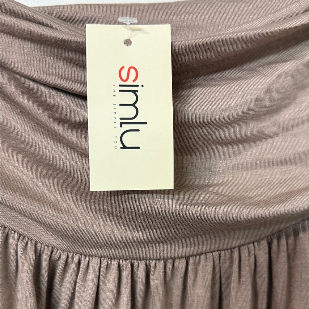 Simlu Brown Women's Skirt - Picture 2 of 3